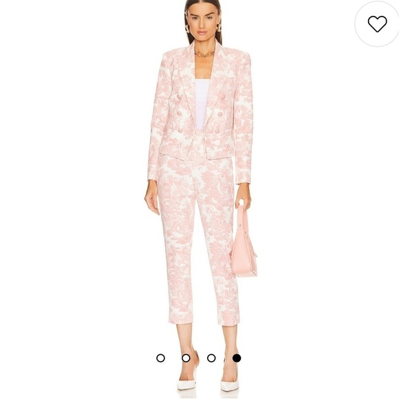 L'AGENCE ludivine trouser in rose tan multi - Picture 1 of 11